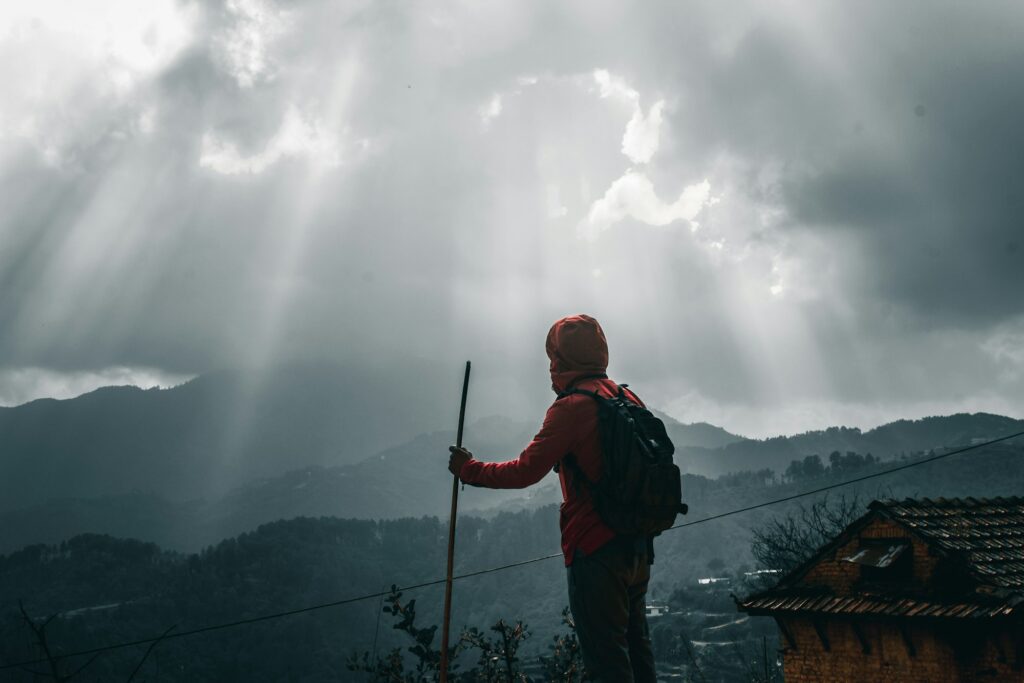 Alone Hiking with Nature